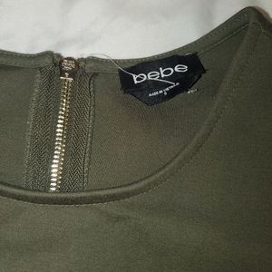 Bebe green dress